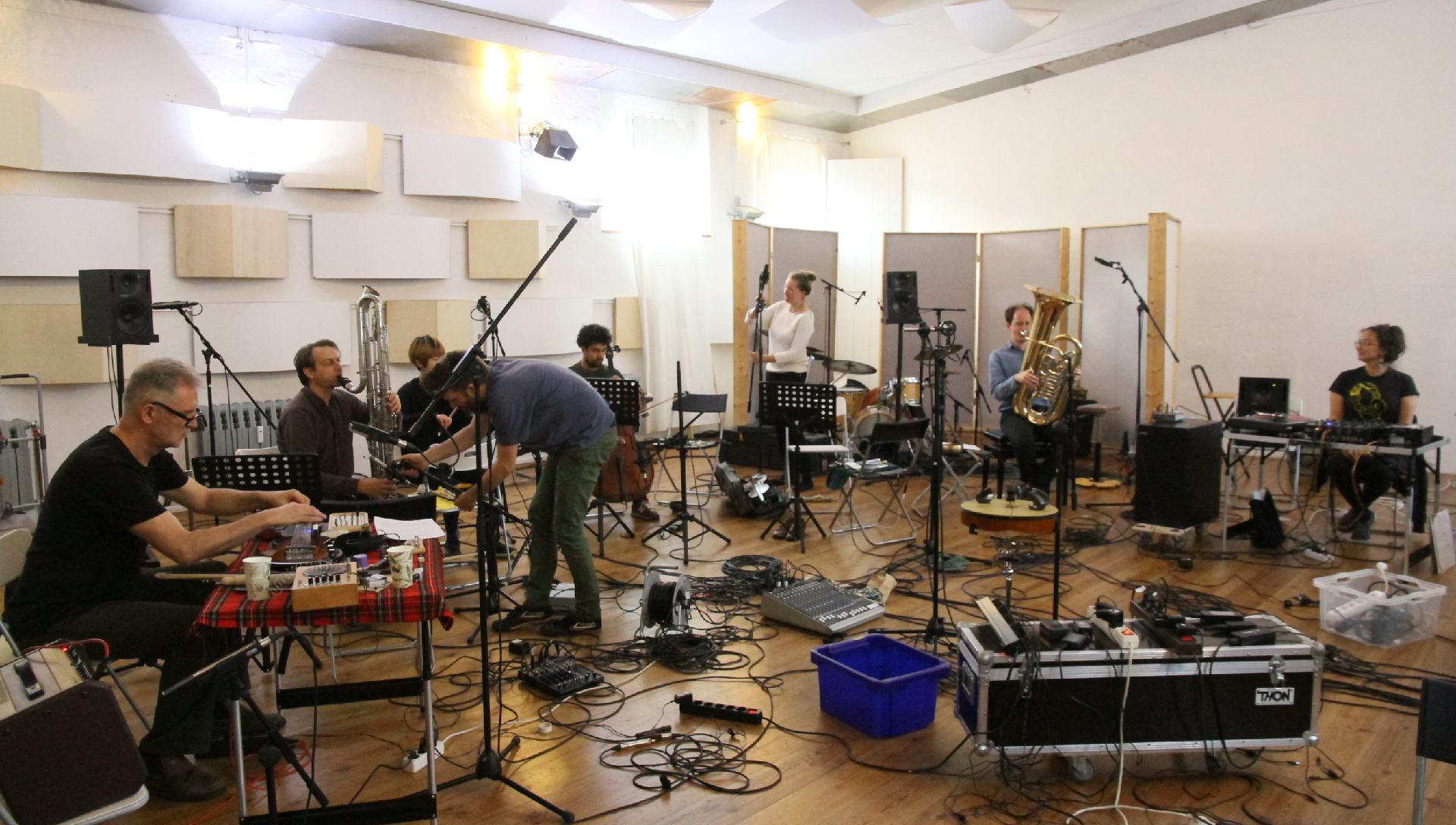 2019-07-08 Ame Zek's 'Unfinished sense of time' im Studio Börne45